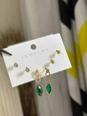 green earring