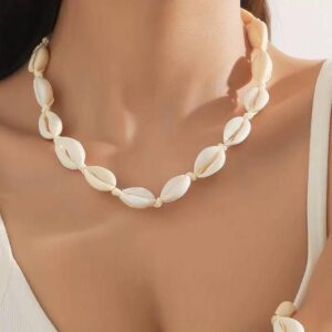 white necklace