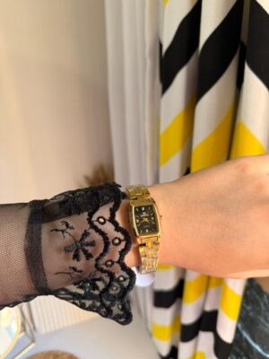 black square sefco watch