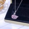 silver necklace