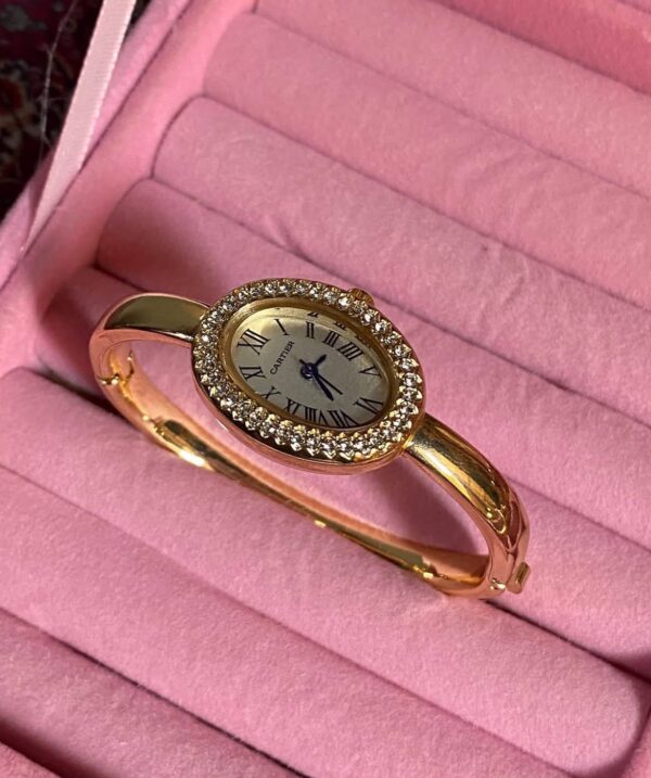 Pearl gold watch