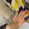 Gold hand chain