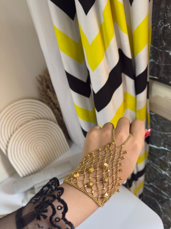 Gold hand chain